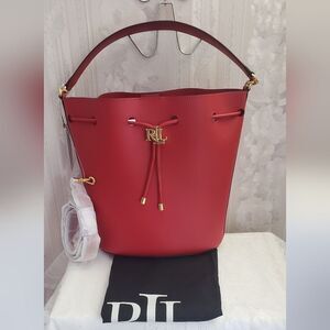 Lauren Ralph Lauren Red Shoulder Bag